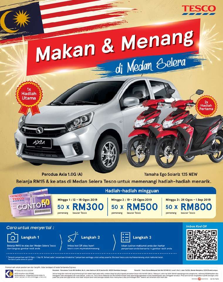 Tesco Malaysia Weekly Catalogue (22 August 2019 - 28 August 2019)