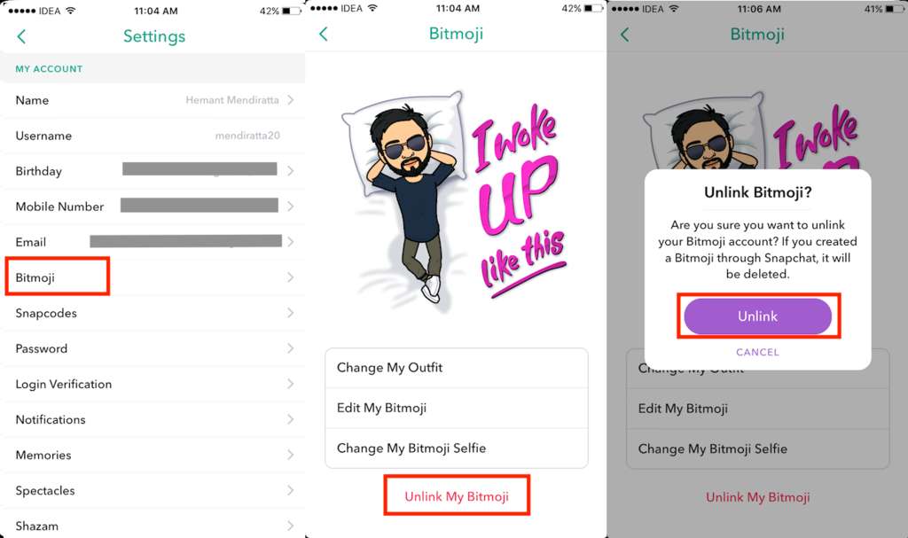 How To Reset Bitmoji On Snapchat