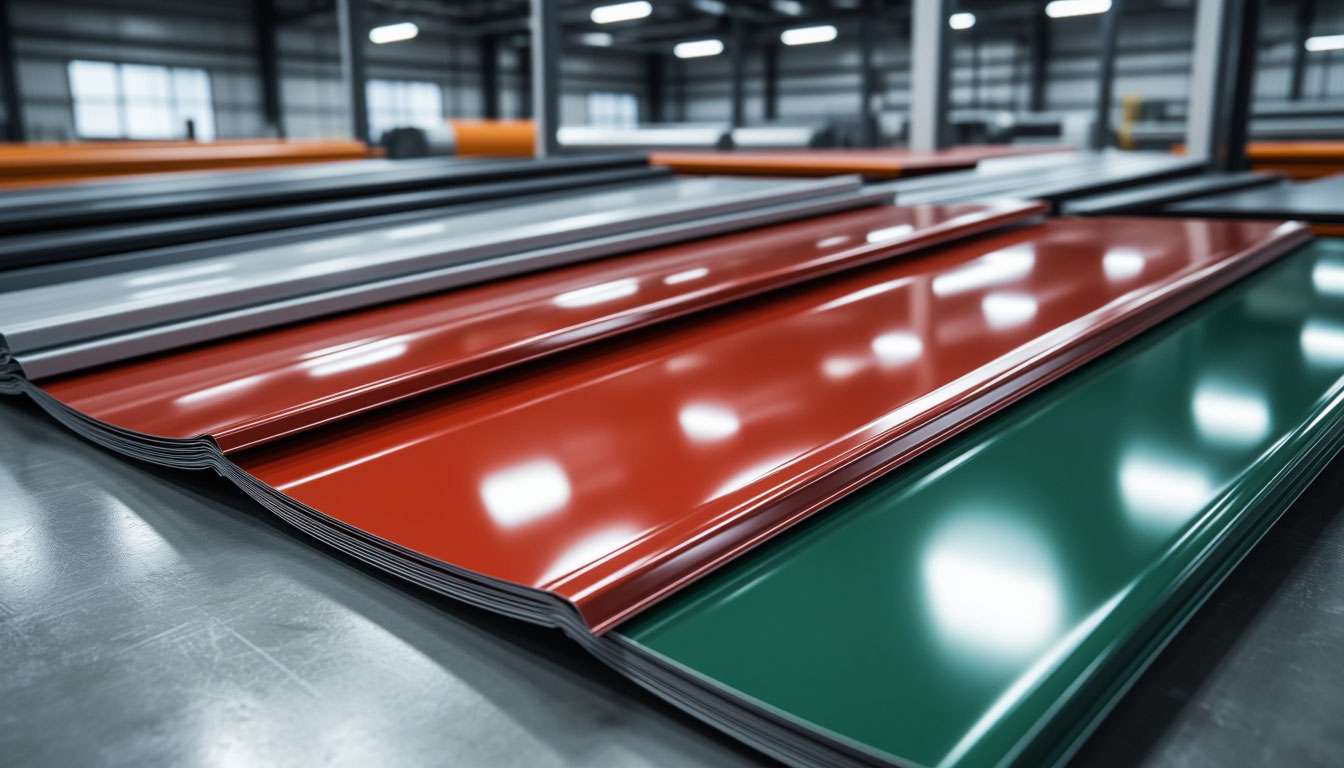 Стальные листы с полимерным покрытием