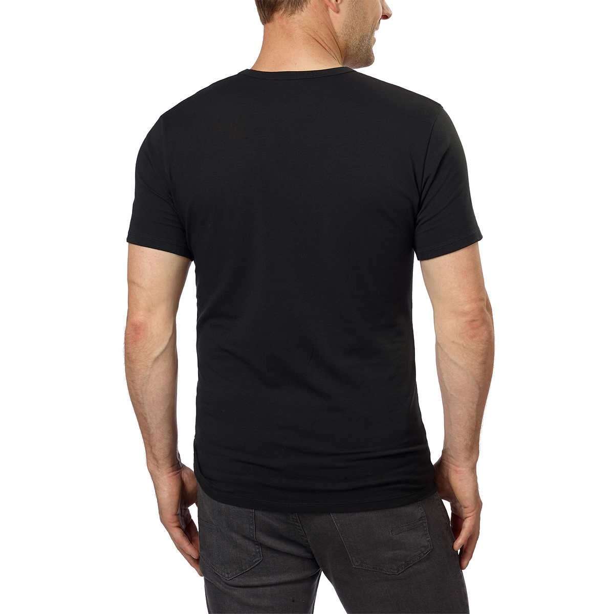 Calvin Klein Men's Cotton Stretch V-Neck Classic Fit T-Shirt - 3-pack ...