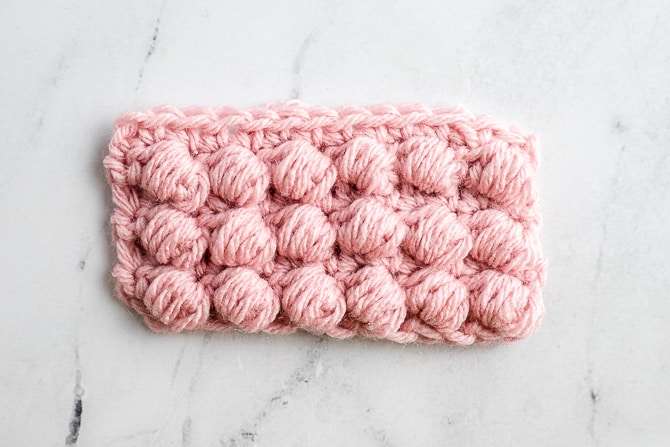 Bubble Stitch In Crochet
