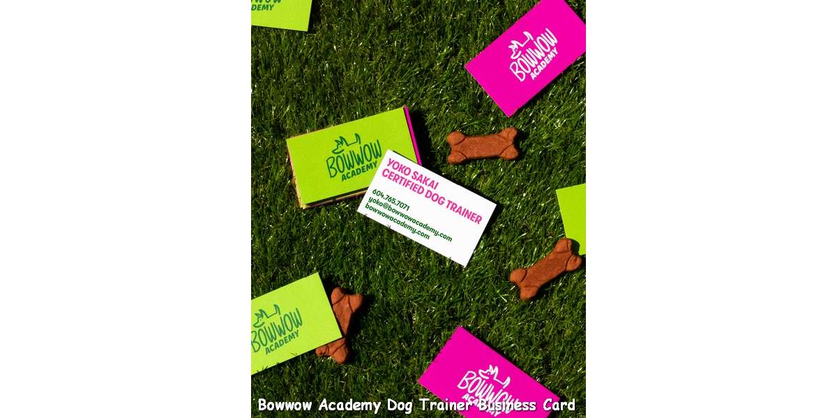 Bowwow Academy Dog Trainer Business Card