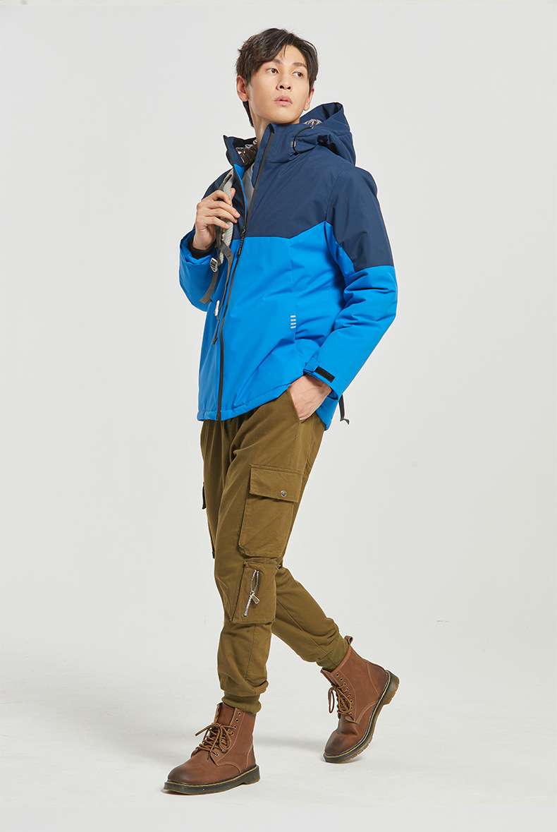 Outdoor Jacket Thickened and Cotton Ski Suit Winter Waterproof Warm Windbreaker Men and Women Same Jacket Men's Style