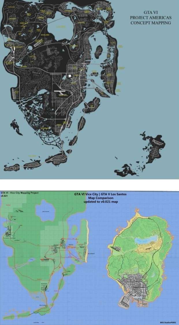 큰 거 온다.. 'GTA 6' 유출된 맵 규모