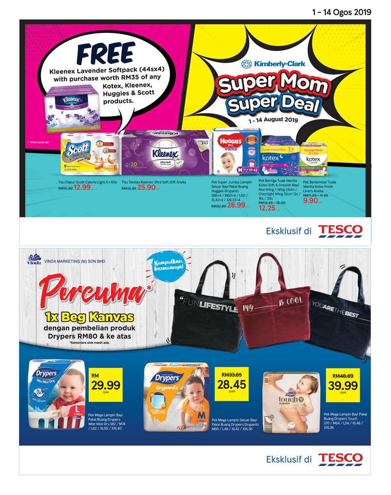 Tesco Malaysia Weekly Catalogue (1 August 2019 - 7 August 2019)