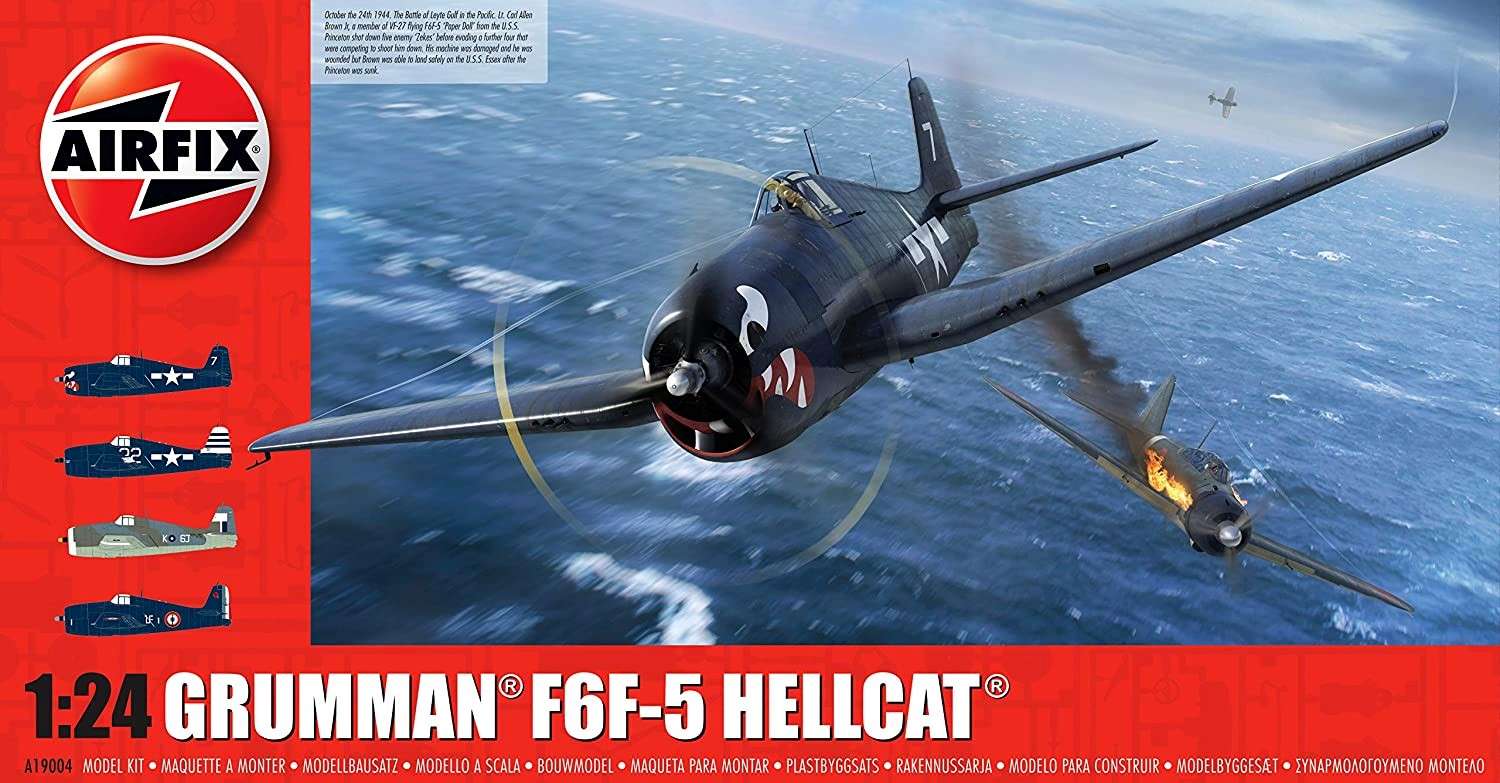 HGW Decals for 1/24 Grumman F6F-5 Hellcat Stencils 