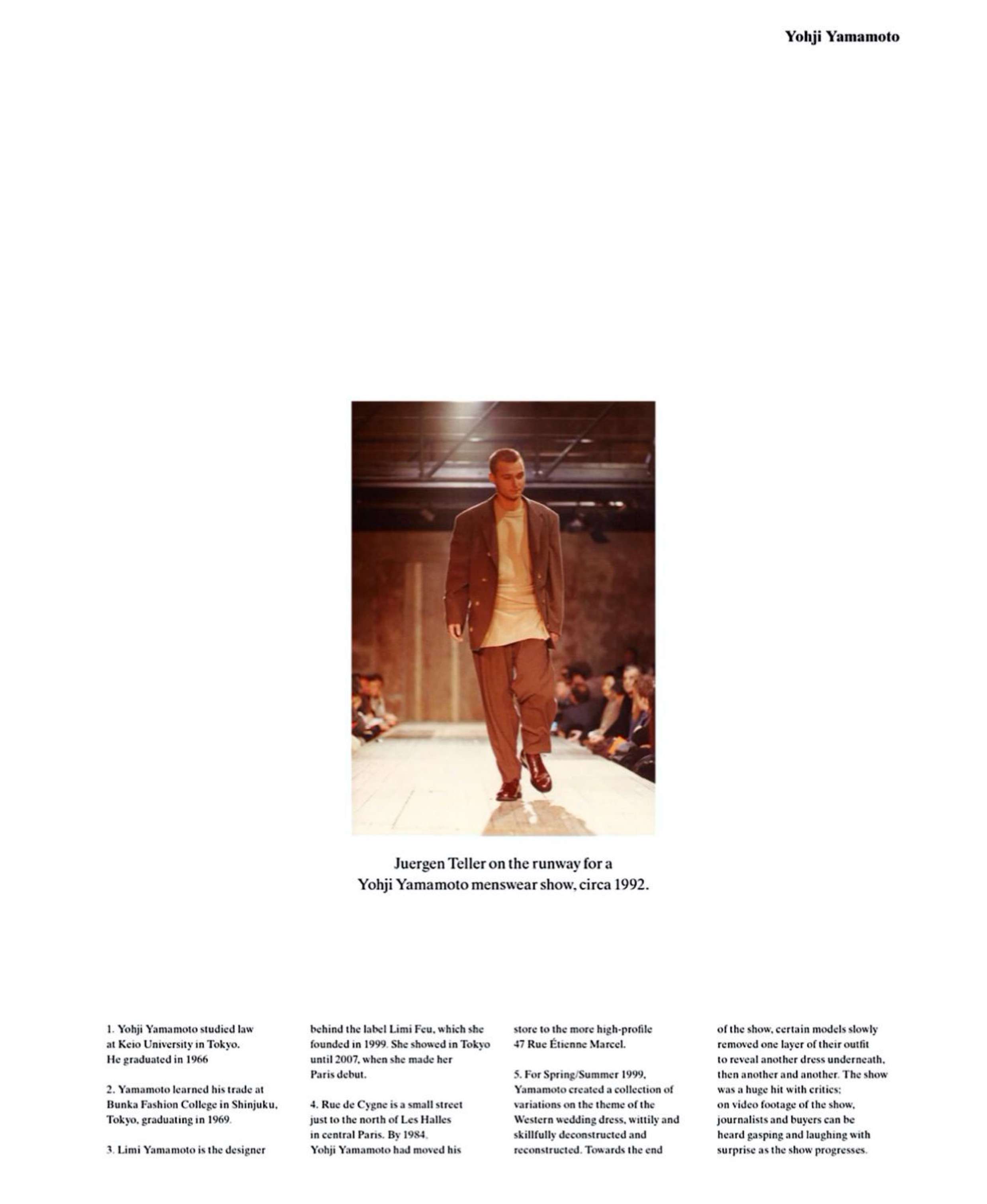 Yohji Interview by Rick Owens — ARCHIVED