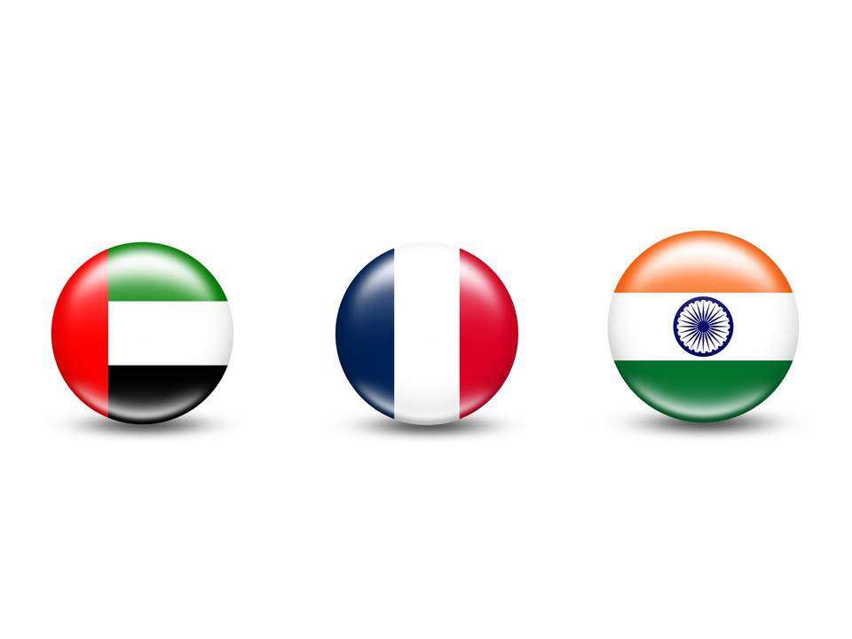 الإمارات وفرنسا والهند تؤسس مبادرة تعاون ثلاثي واعتماد خريطة طريق لتنفيذها في 2023