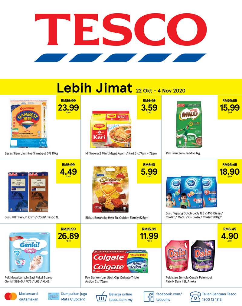 Tesco Malaysia Weekly Catalogue (22 October - 4 November 2020)