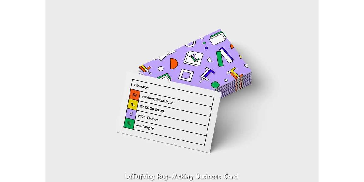 LeTufting Rug-Making Business Card