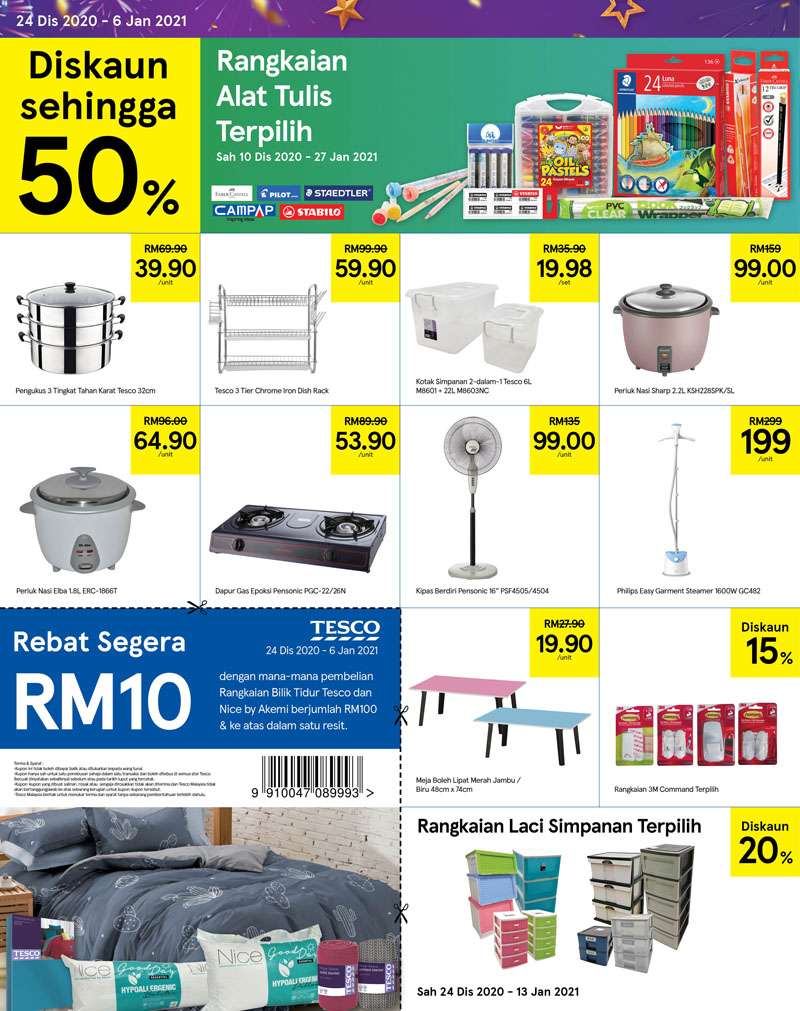 Tesco Malaysia Weekly Catalogue (24 December 2020- 6 January 2021)