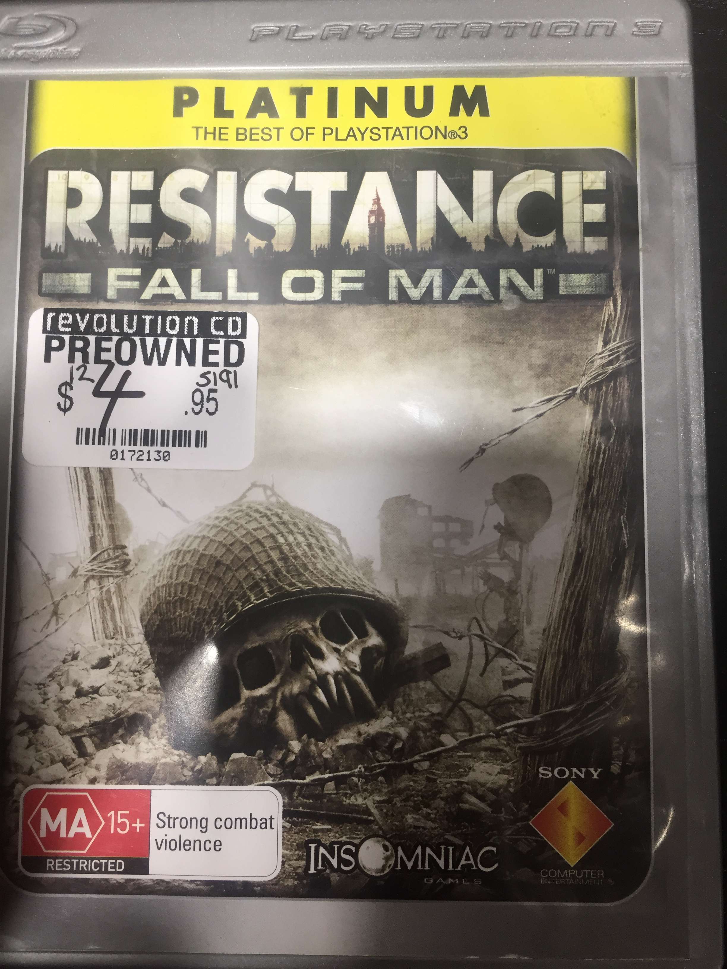 RESISTANCE FALL OF MAN