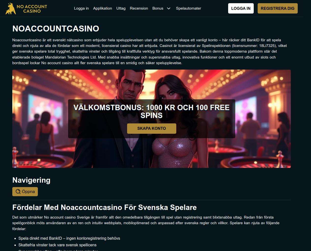 Noaccountcasino Promo Code Where To Enter It  