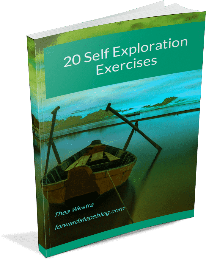 20 Self Reflection Exercises free ebook <!--- NOTE: original size 693px X 872px. Change height & width to scale using https://selfimprovementgift.com/forwardsteps/image-resize/ -->