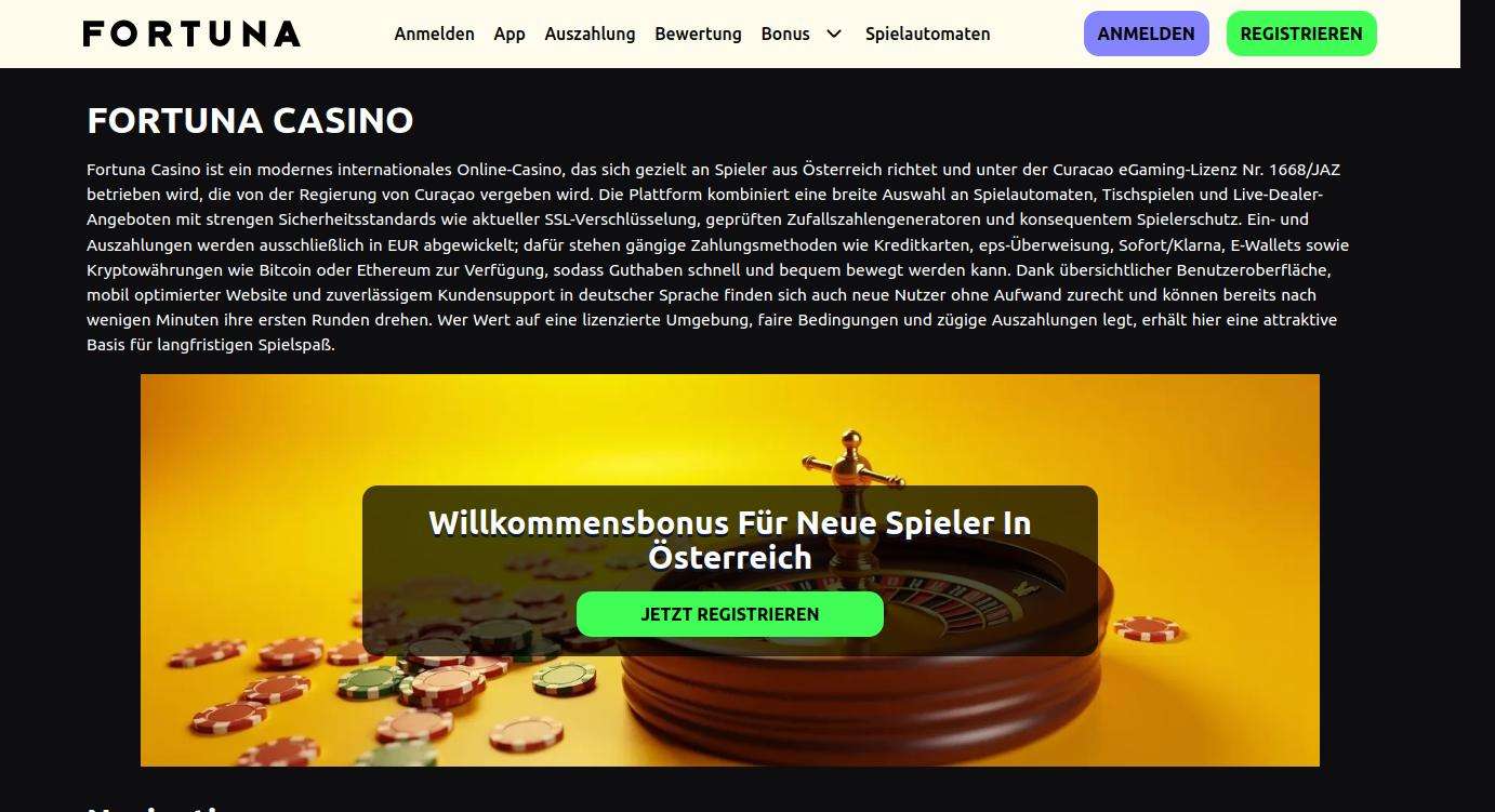 Where To Find Fortuna Casino Promo Codes In Austria And How To Redeem