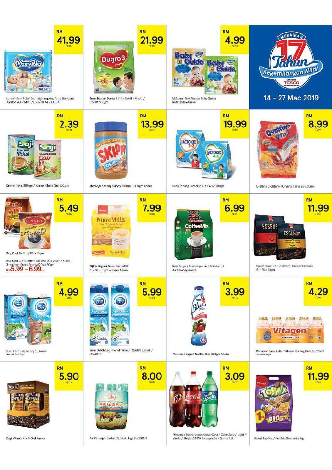 Tesco Malaysia Weekly Catalogue (14 March 2019 - 20 March 2019)
