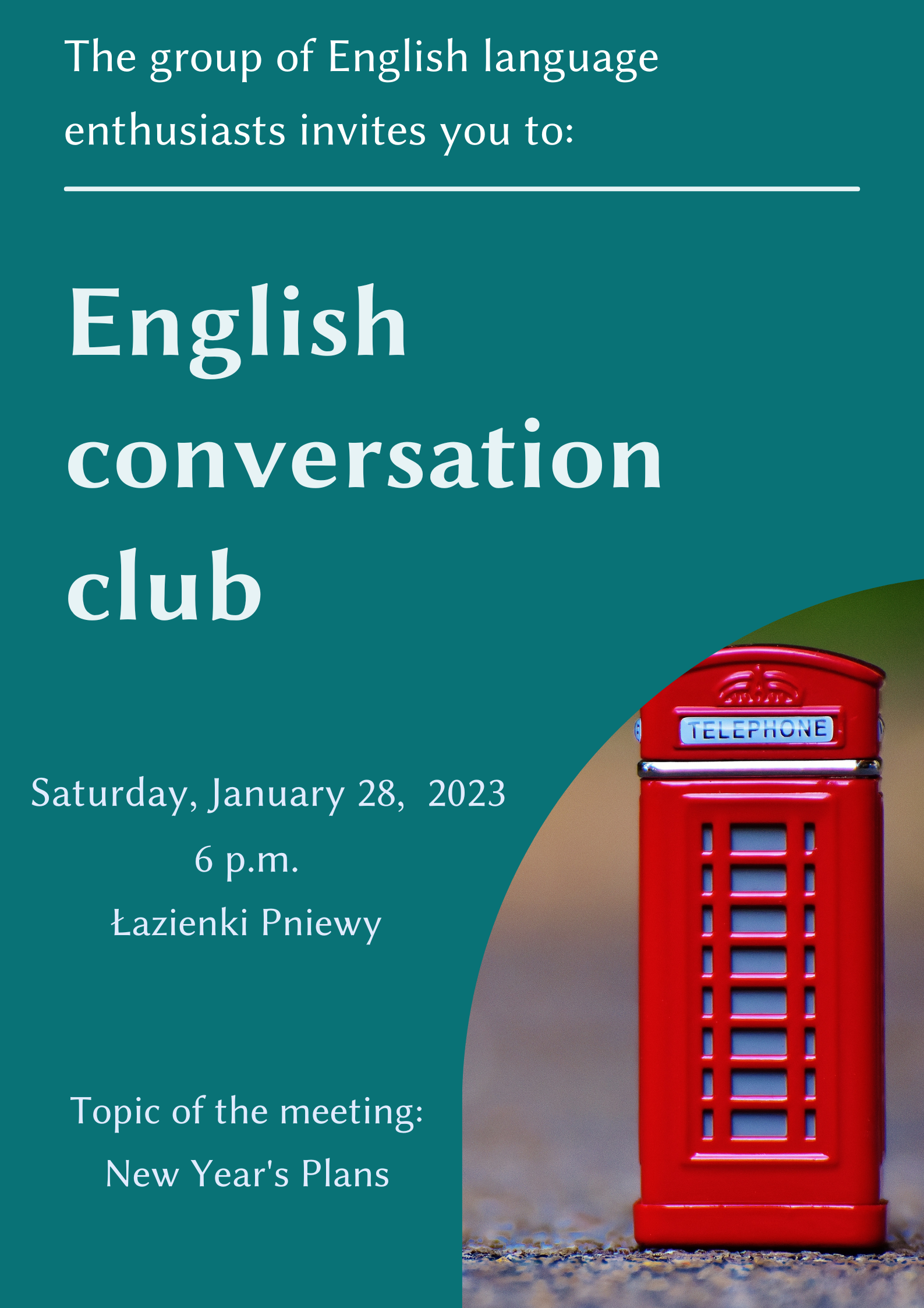 Spotkanie klubu angielskiego