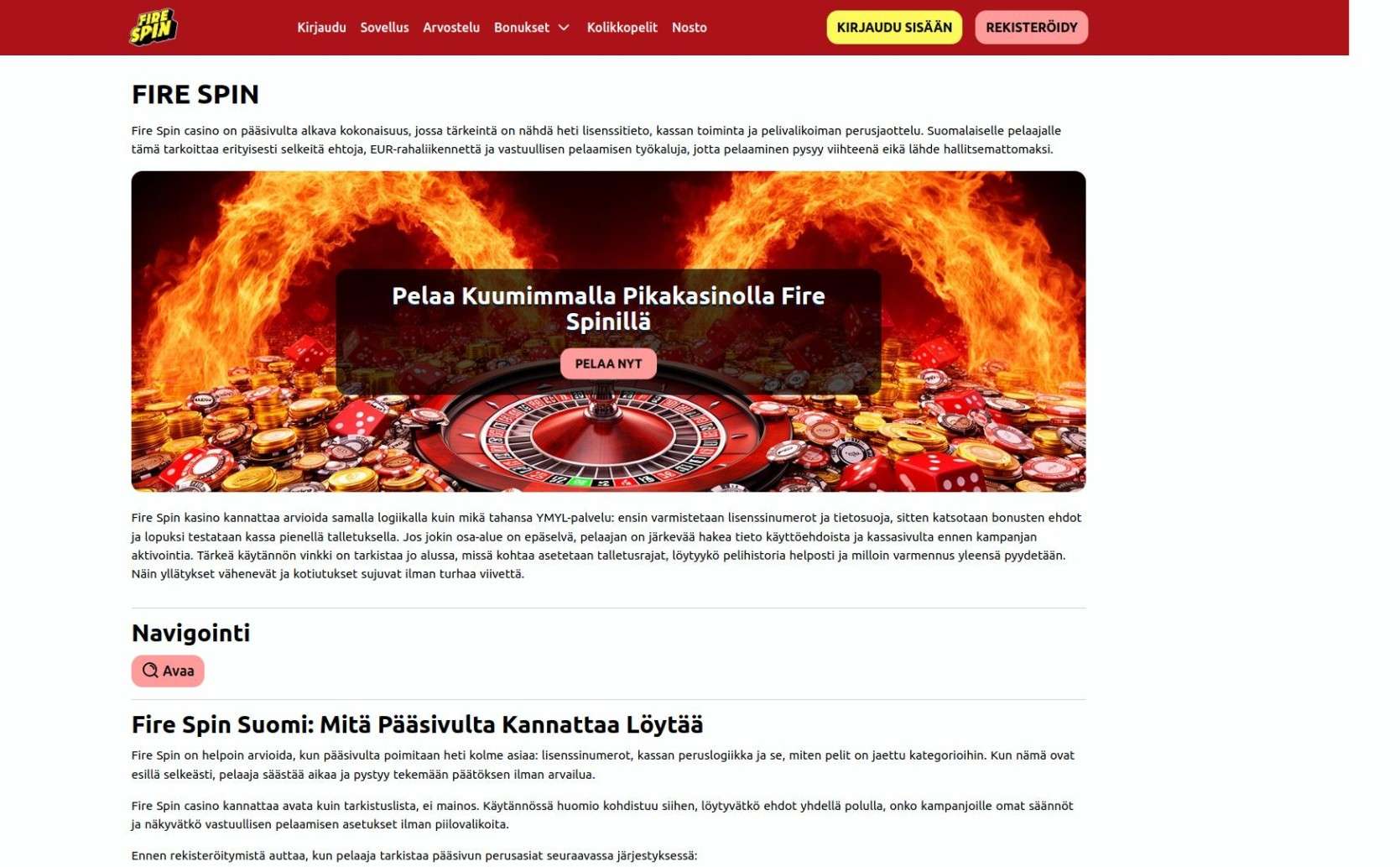 Fire Spin No Deposit Bonus Options For Players In Finland