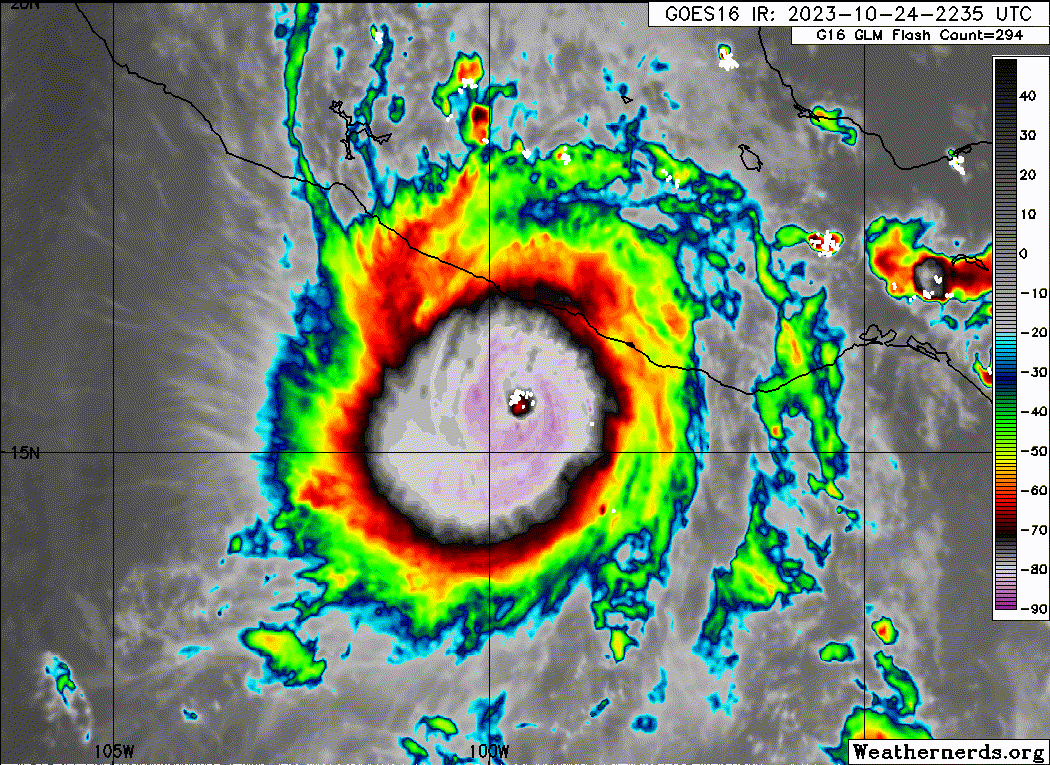eweather - Look at Hurricane Eta's pinhole eye!