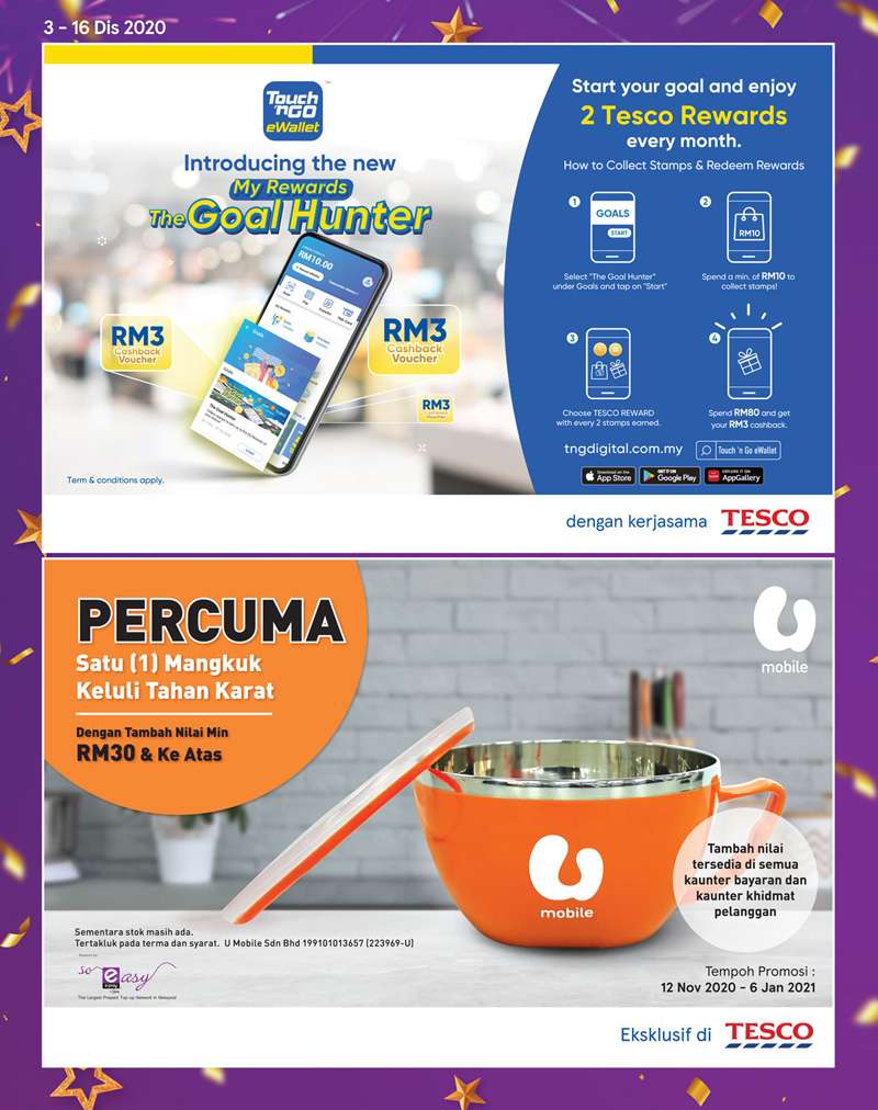 Tesco Malaysia Weekly Catalogue (3 December - 16 December 2020)