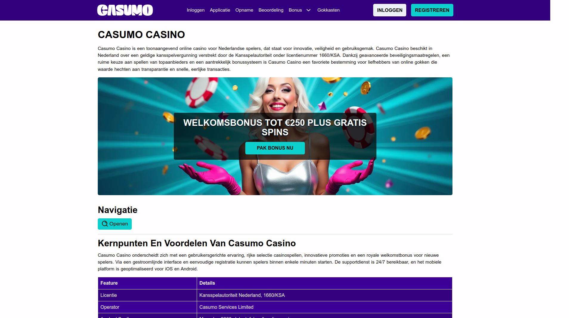 Beschikbare betaalmethoden bij Casumo Casino voor Nederlandse spelers