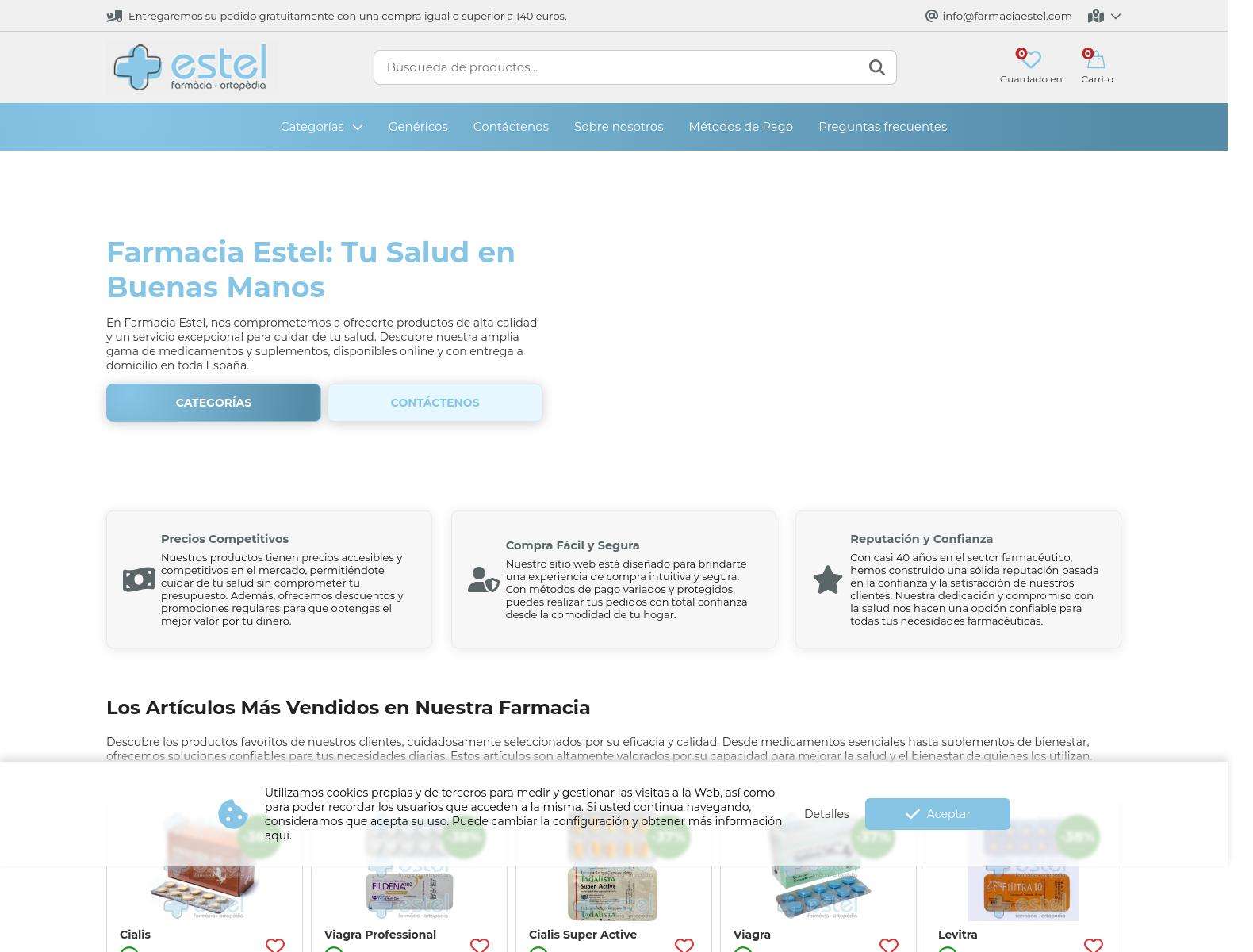 Uso de medicamentos para el alivio del dolor crónico en Farmacia Estel  