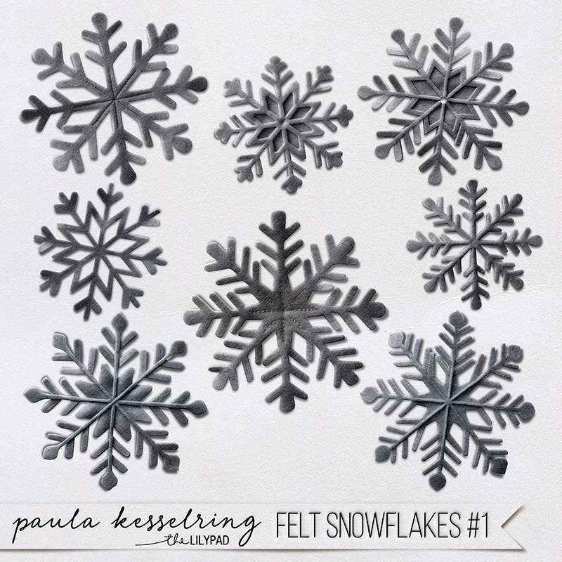 The Lilypad :: NEW 1/19 :: Felt Snowflakes #1