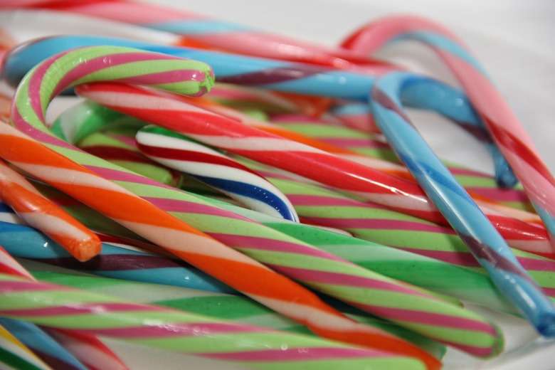 Bubble Gum Flavored Candy Canes