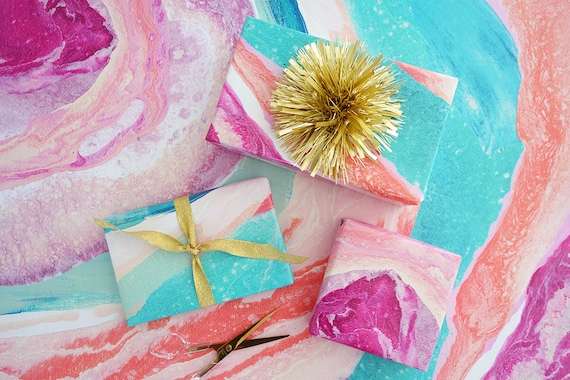Marble Gift Wrapping Paper