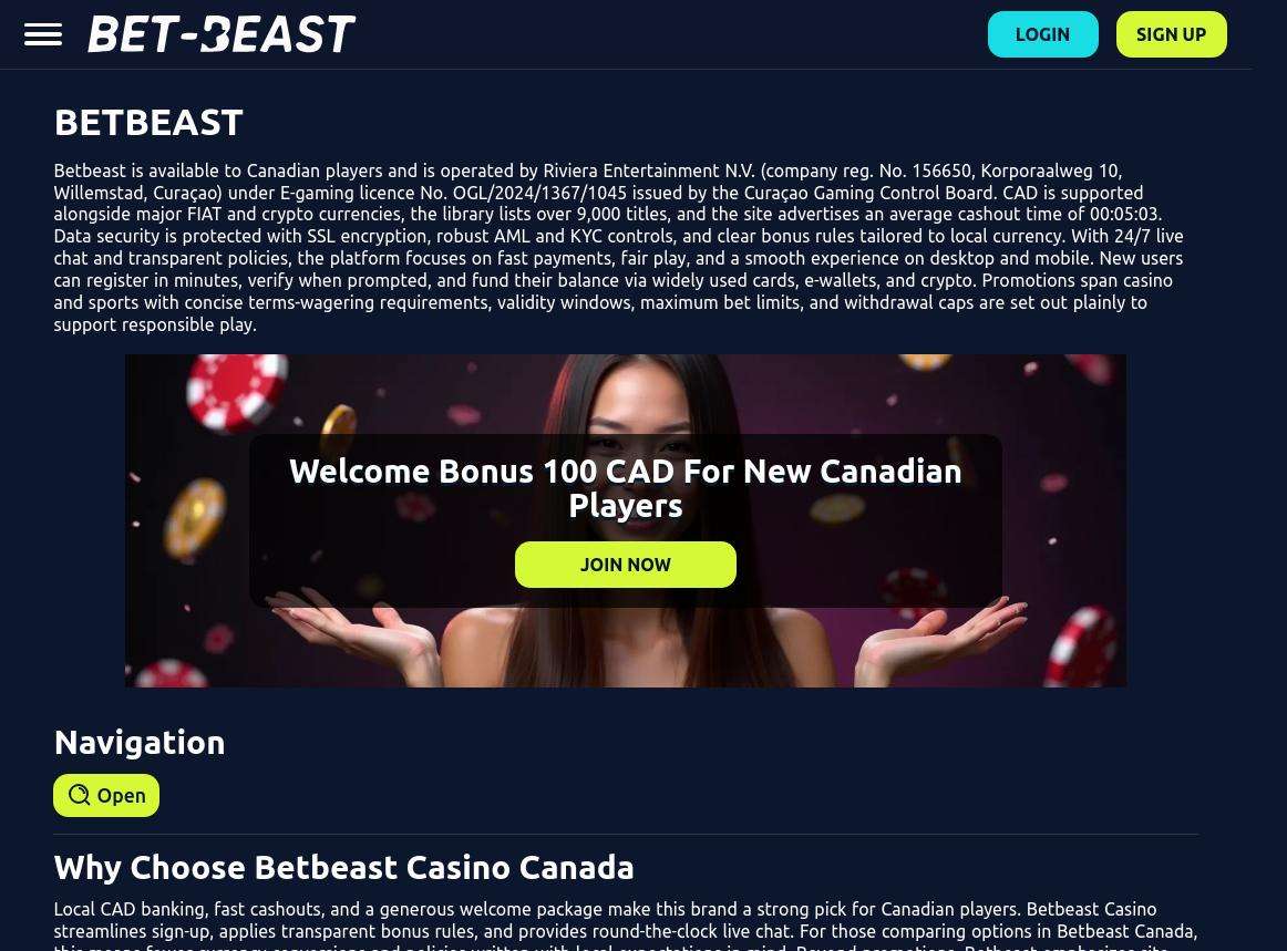 Bet Beast Casino Canada Withdrawal Times, Limits, And Verification For Faster Payouts  