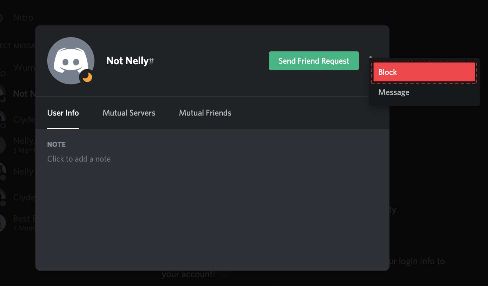 How To Hide Mutual Servers On Discord