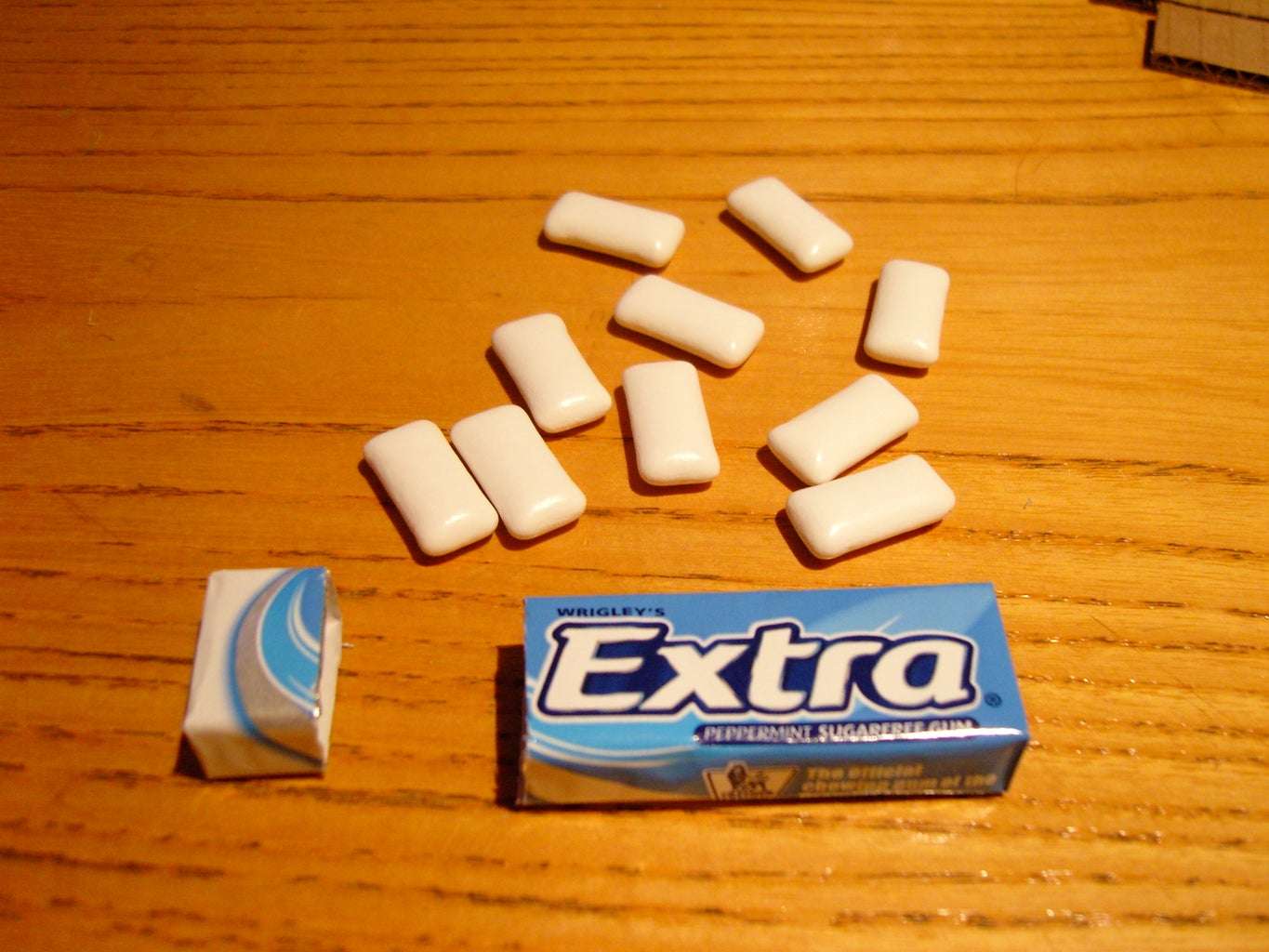 Extra Spearmint Gum Color