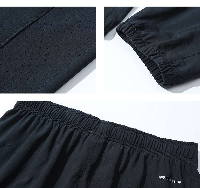 Processing custom samples custom-made printing logo Guochao running fitness basketball pants breathable quick-drying pants casual sports pants