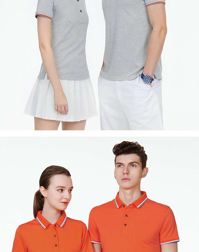 High-end polo shirt custom T-shirt printing logo golf top men's high-end Polo custom shirt slim embroidery