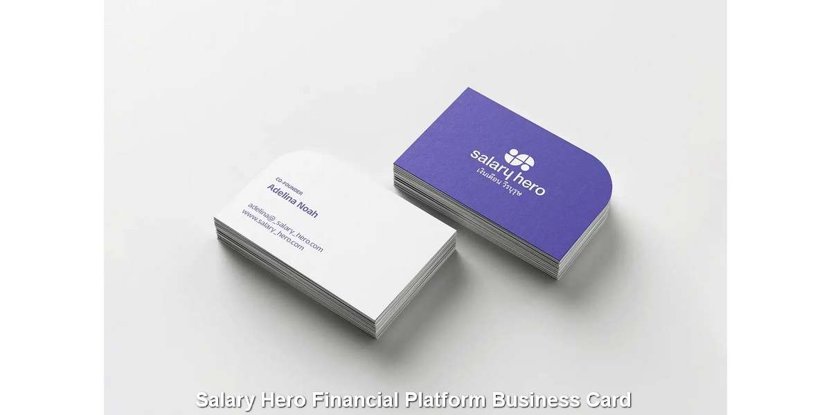 Salary Hero Financial Platform Business Card