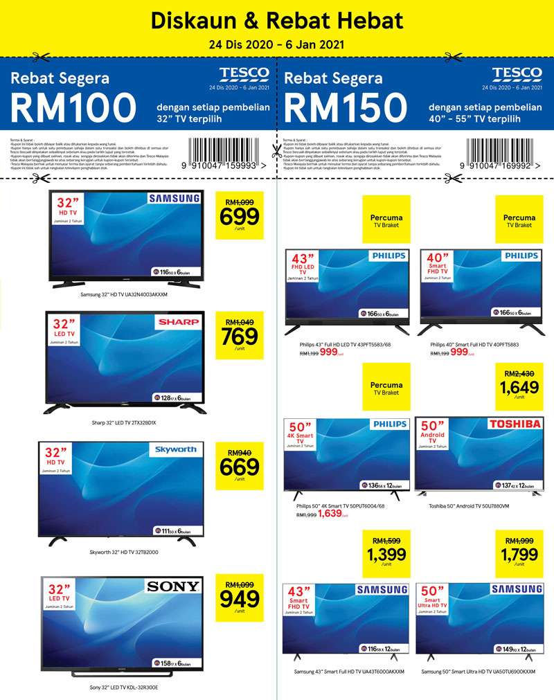 Tesco Malaysia Weekly Catalogue (24 December 2020- 6 January 2021)
