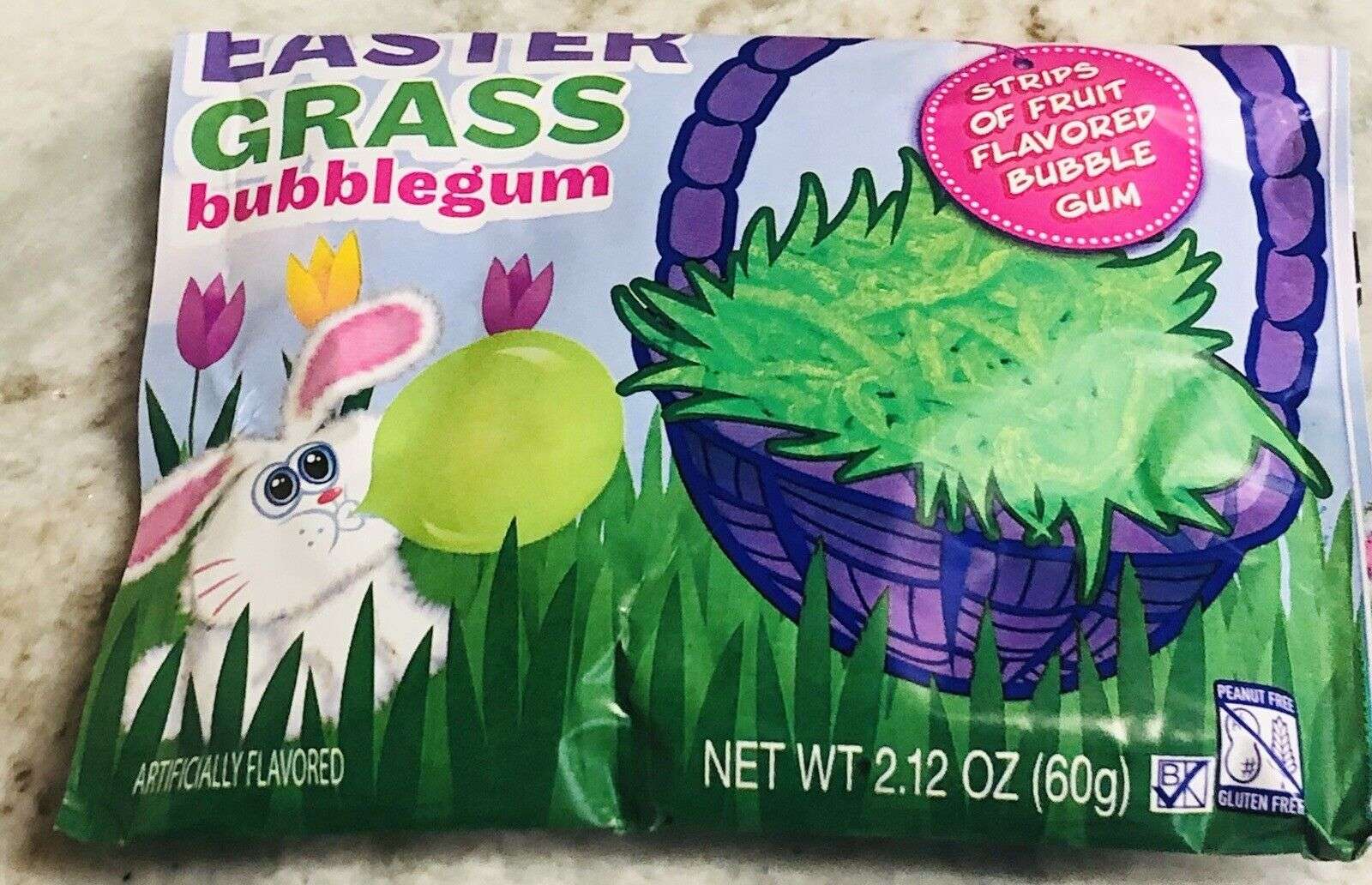 Easter Grass Bubble Gum