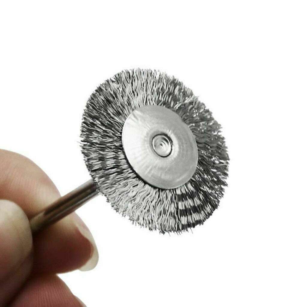 45X Stainless Steel Wire Brush For Dremel Rotary Die Grinder Removal Stainless Steel Rotary Wire Brush