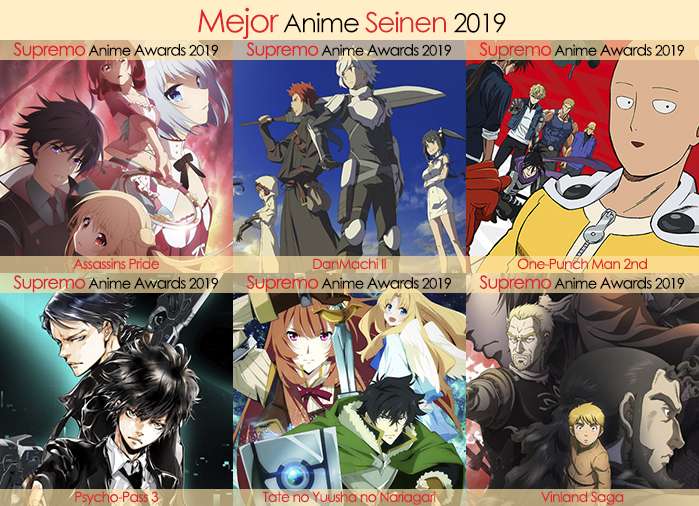 Final X Categorias Nominados a Mejor Anime Seinen 2019