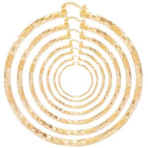 14K Gold Filled Alloy Copper Hoop Earrings