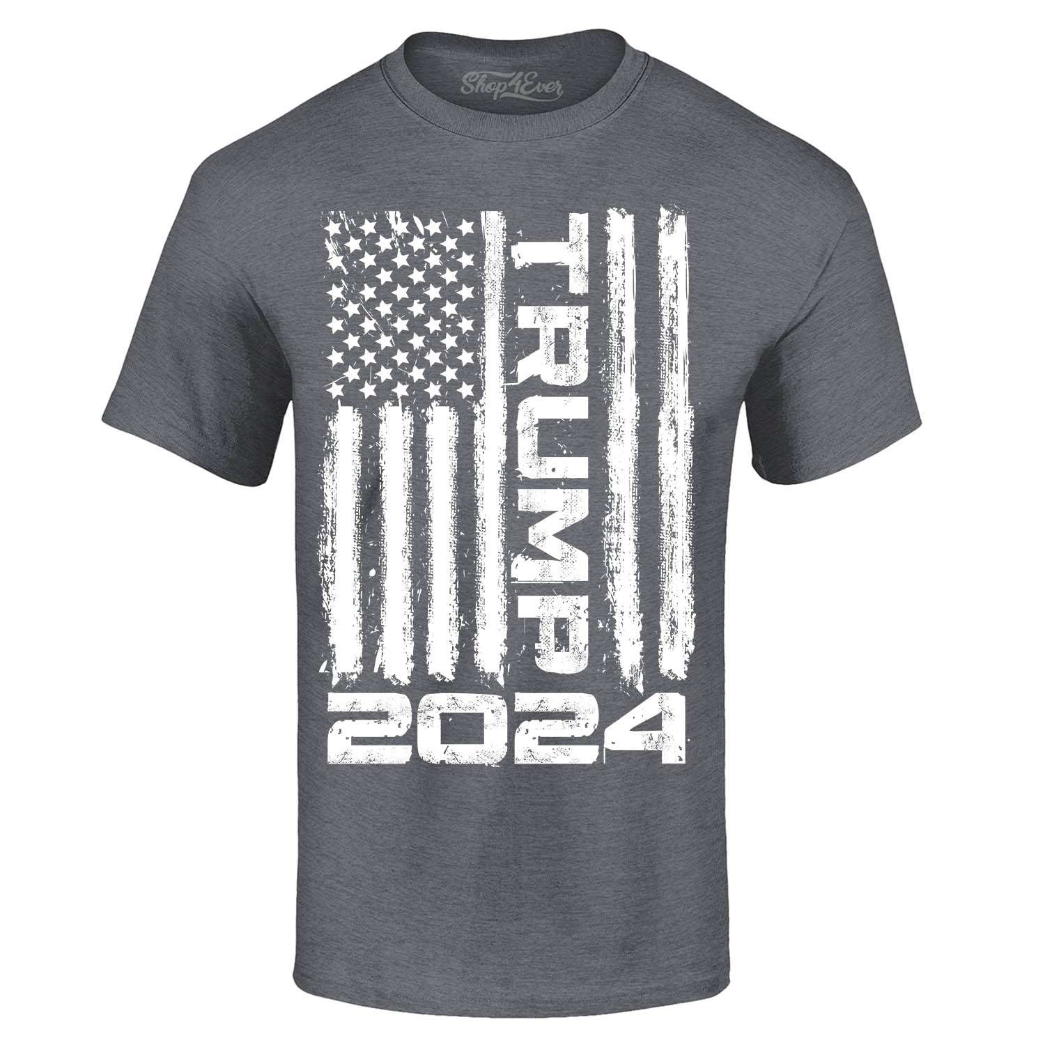 Trump 2024 Flag T-shirt Re-Elect Trump Keep America Great Shirts