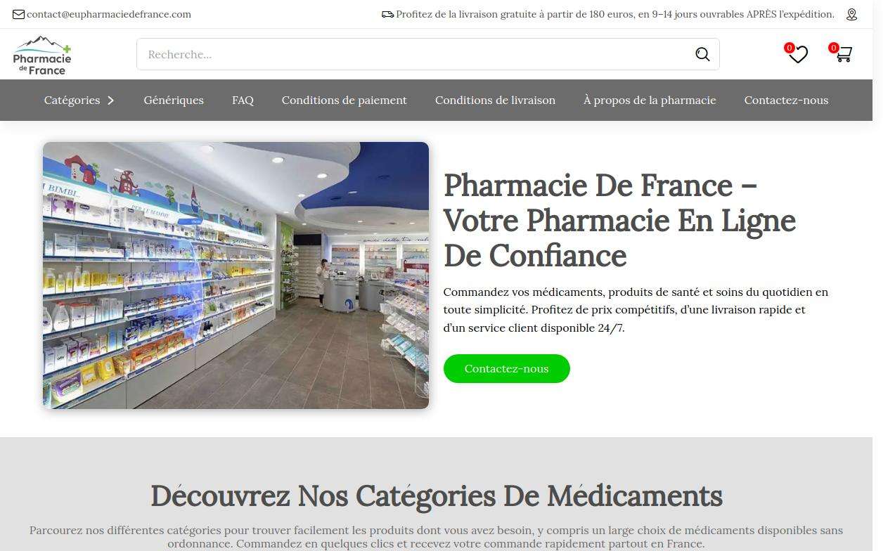 Comment fonctionne la livraison rapide de médicaments OTC via Pharmacie De France