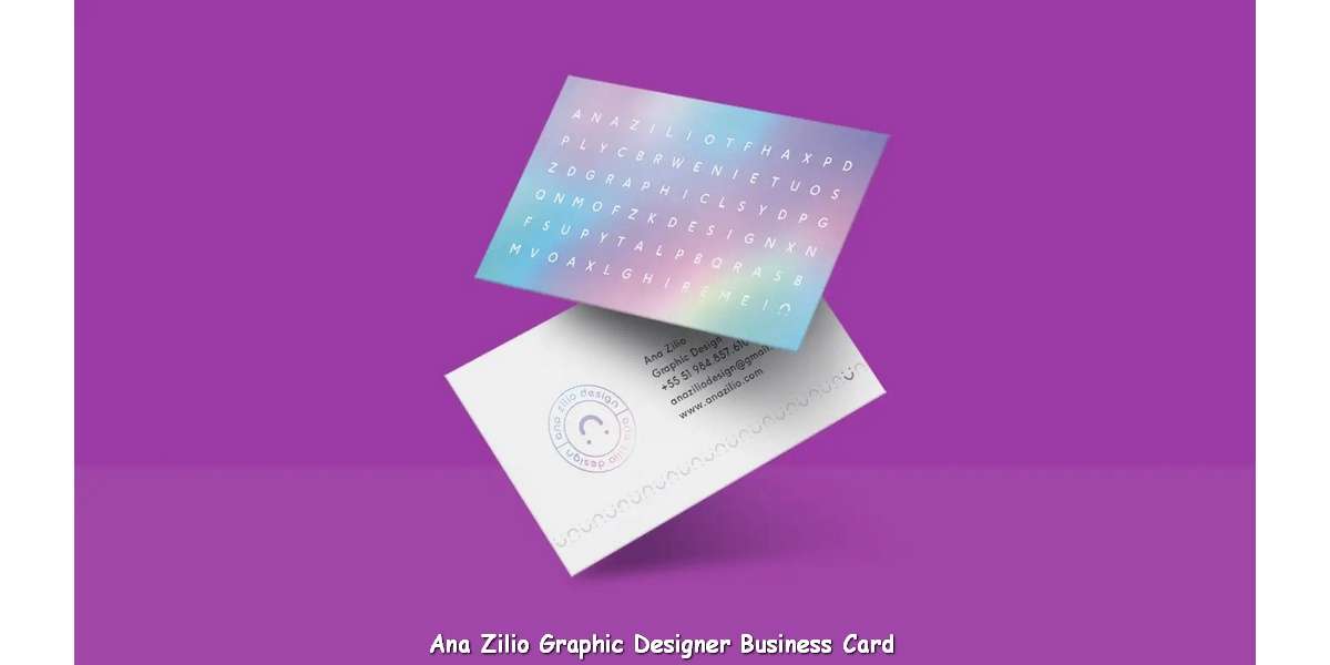 Ana Zilio Graphic Designer Business Card