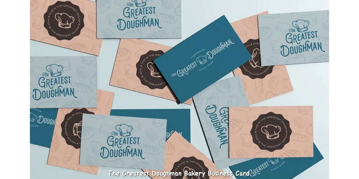 The Greatest Doughman Bakery Business Card