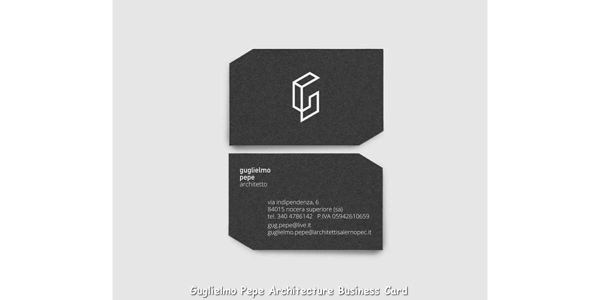 Guglielmo Pepe Architecture Business Card