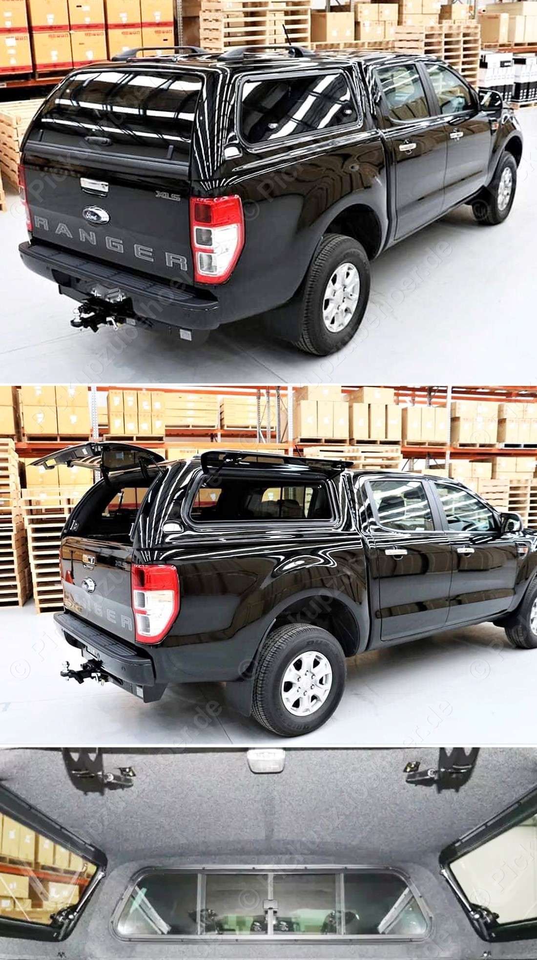 PRO PLUS Hardtop für Ford Ranger Doppelkabine XLT Wildtrak Raptor Pickup