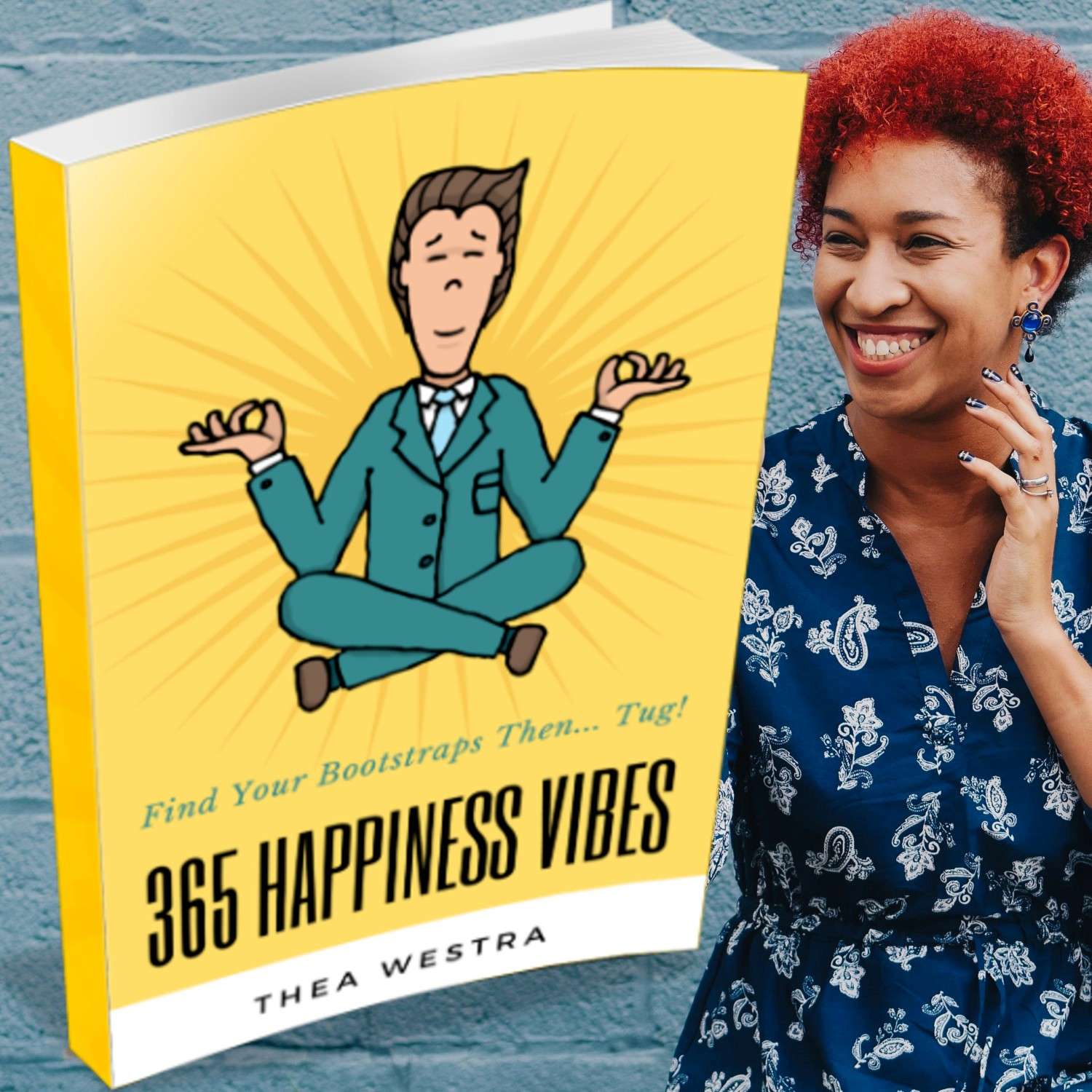 FREE EBOOK 365 Happiness Vibes free ebook  <! --- NOTE: original size 1500px X 1500px. Change height & width to scale using https://selfimprovementgift.com/forwardsteps/image-resize/ -- >
