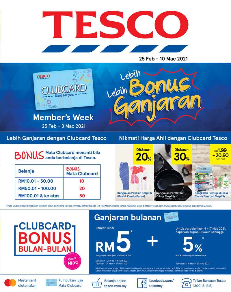 Tesco Malaysia Weekly Catalogue (25 February 2021- 10 March 2021)
