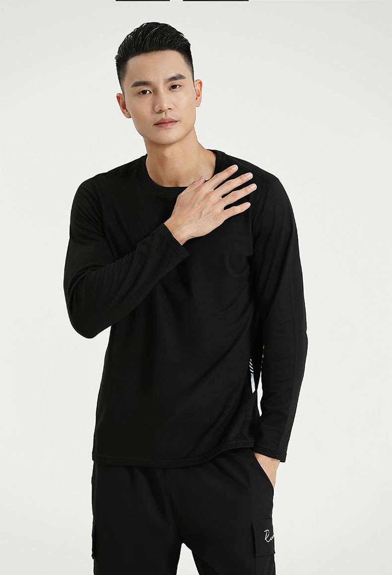 Sports long-sleeved running quick-drying t-shirt sweat-absorbing boys sportswear quick-drying clothes fitness clothes sportswear tops