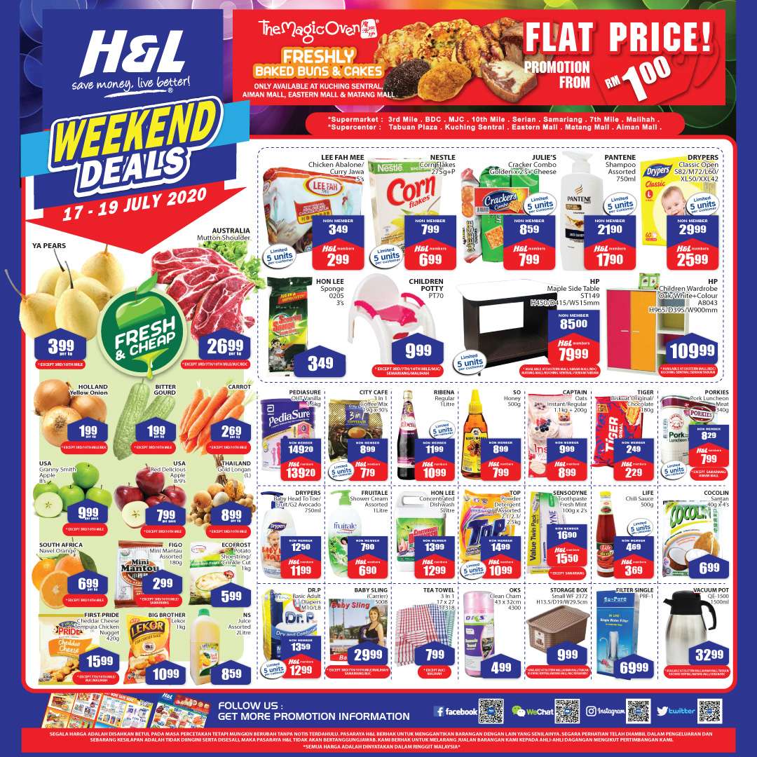 H&L Malaysia Weekly Catalogue (17 July - 19 July 2020)